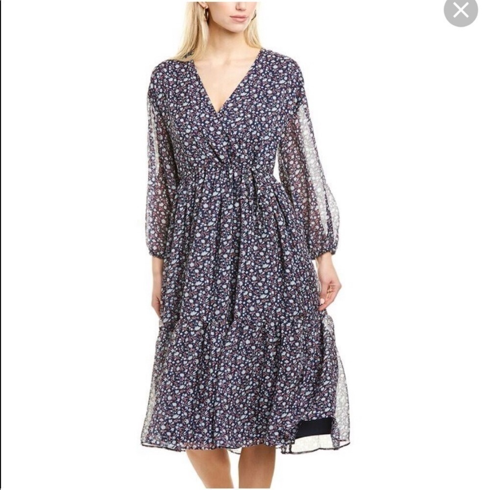 Madewell Tie-Waist Midi Dress in Harvest Vine - Picture 10 of 10